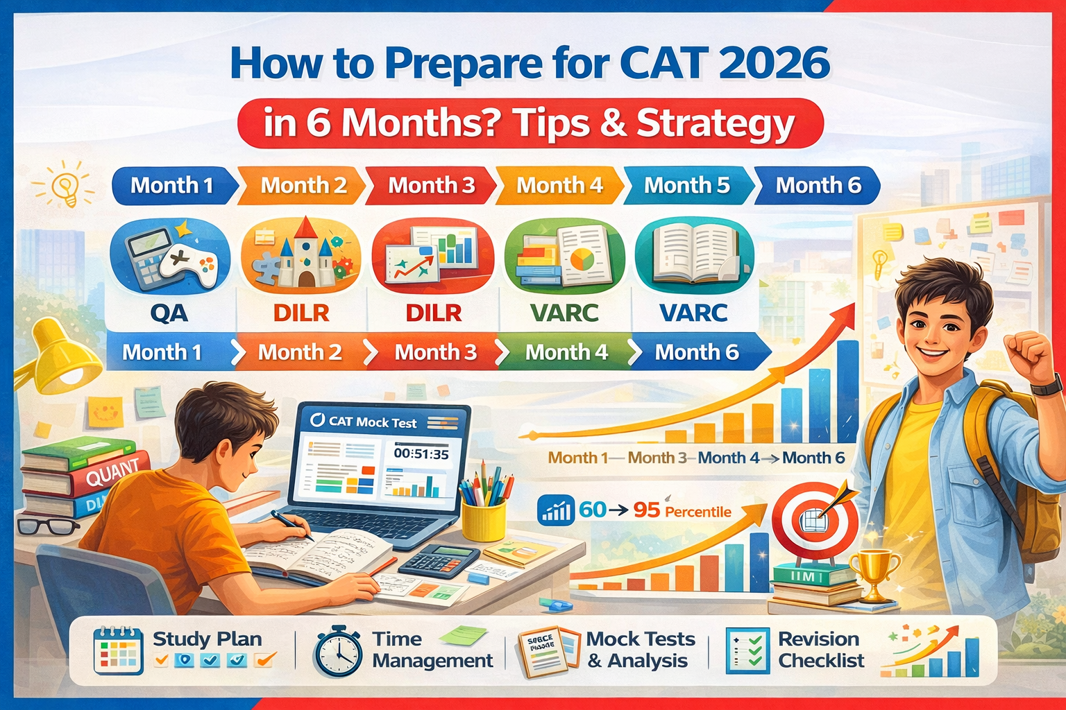 How to Prepare for CAT 2026 in 6 Months? Tips & Strategy